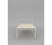 Enzo Metal Centre Table in Beige Colour