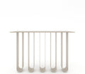 Arch Metal Console Table in Beige Colour - The Metal Project