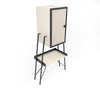 Barrio Metal Cabinet in Matt Black and Ivory Colour - The Metal Project