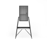 Barrio Metal Cabinet in Matt Black and Ivory Colour - The Metal Project