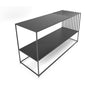 Blanco Metal Side Table in Matt Black Finish - The Metal Project