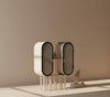 Capsule Contemporary Metal Cabinet in Ivory and Matt Black - The Metal Project
