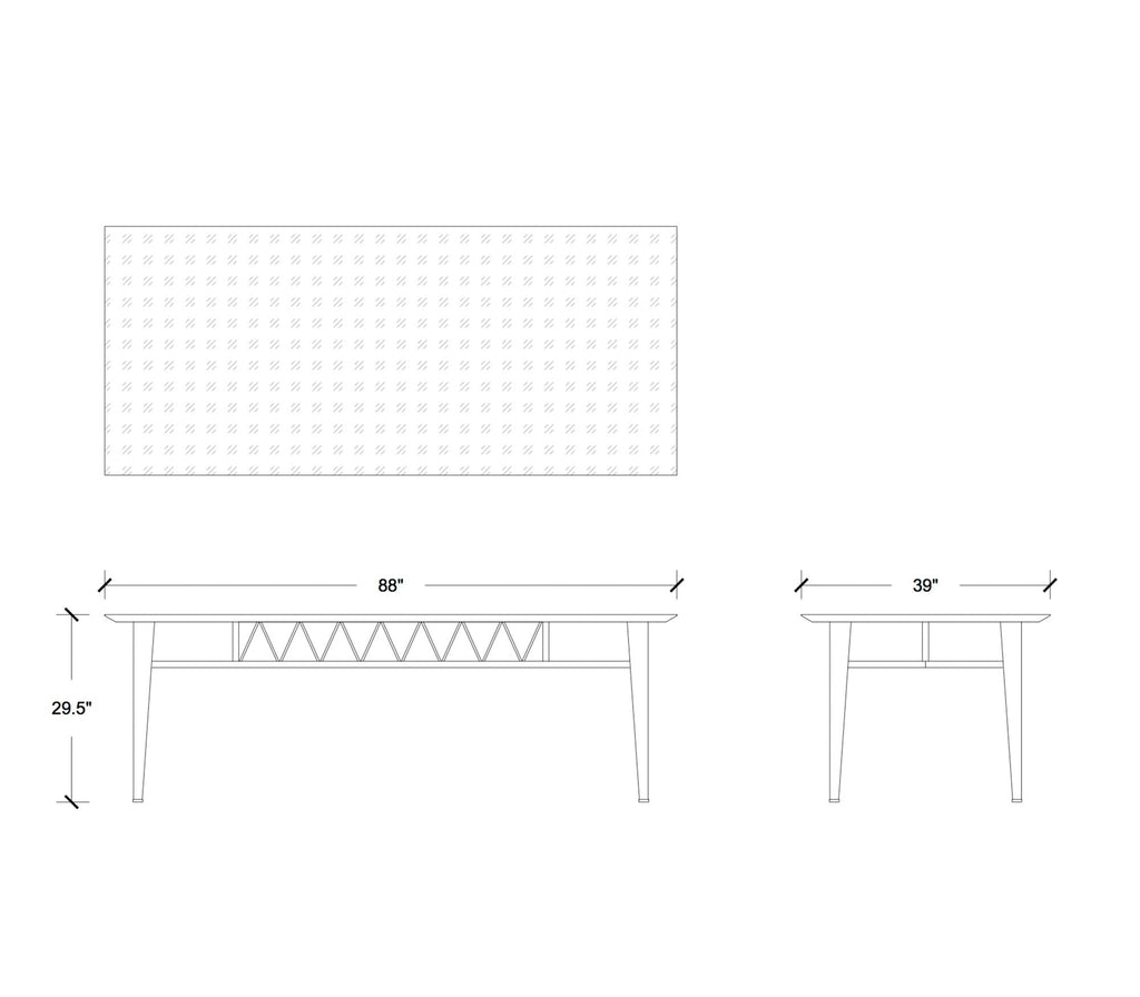 Casa Metal Dining Table in Graphite Grey Colour with White Quartz Marble - The Metal Project