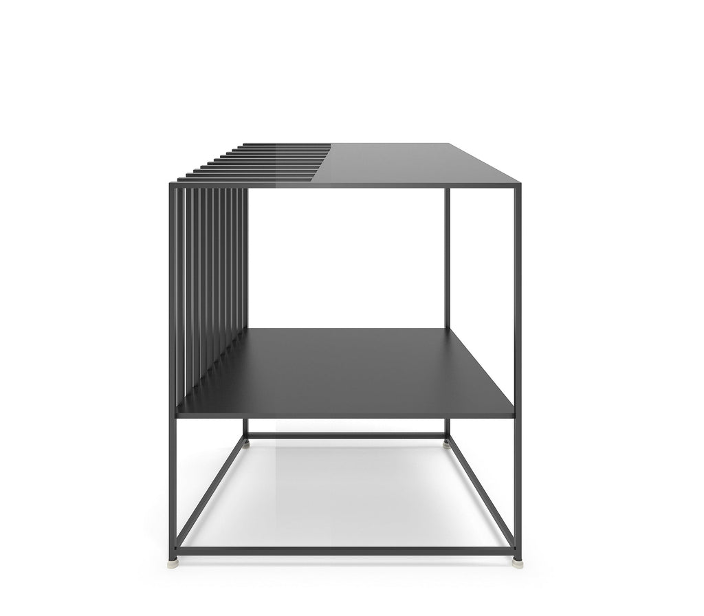 Casa Metal Side Table in Matt Black FInish - The Metal Project