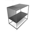 Casa Metal Side Table in Matt Black FInish - The Metal Project