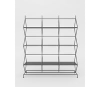 Diamond Metal Shelf In Matt Black Colour - The Metal Project