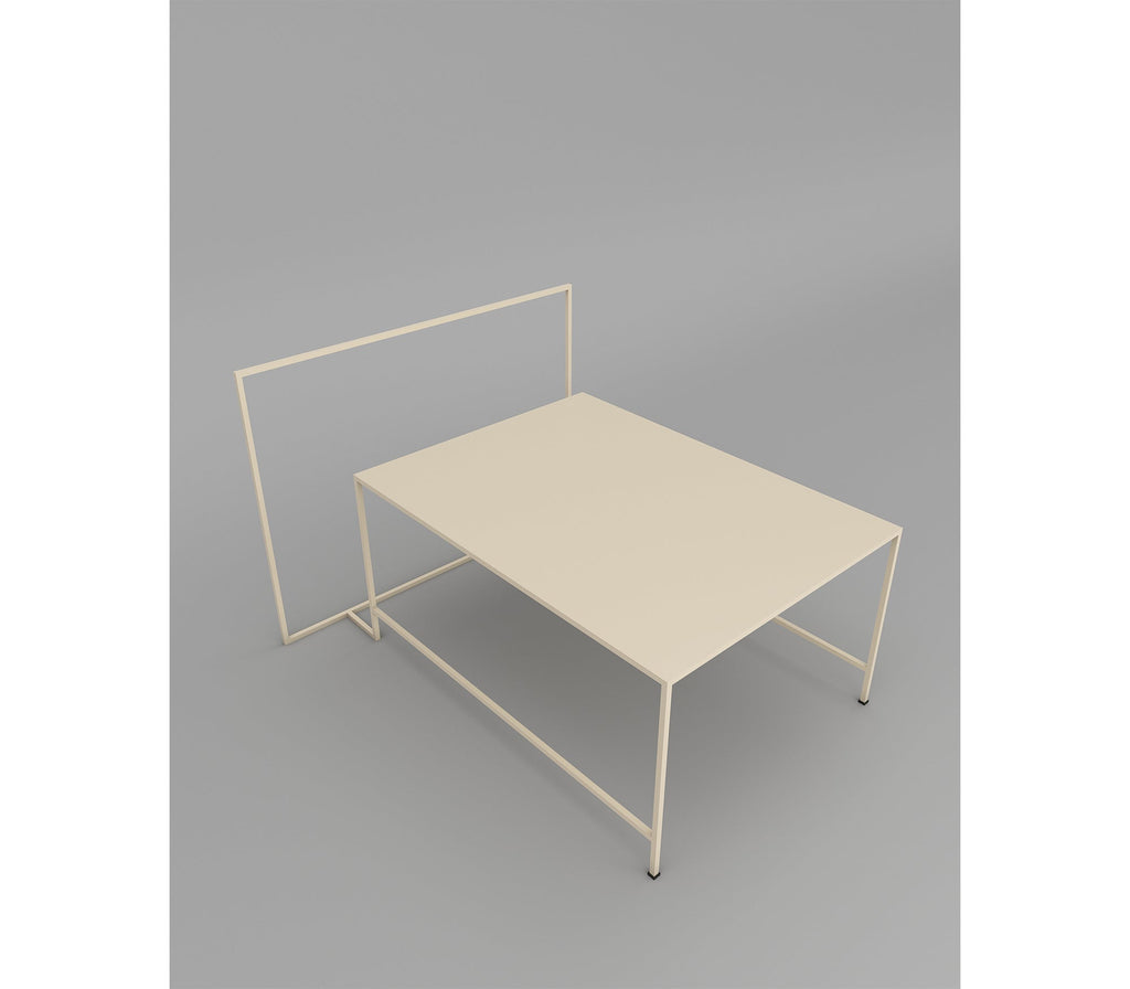 Enzo Metal Centre Table in Beige Colour - The Metal Project