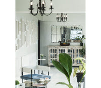 Frame Metal Chair In Matt Black And Ivory Finish - The Metal Project