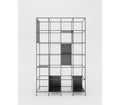 Mesh Metal Book Shelf in Matt Black Colour - The Metal Project