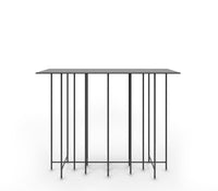 Multi Leg Metal Console Table in Matt Black Colour - The Metal Project