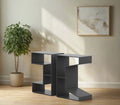 Roto Contemporary Metal Console Table in Matt Black Colour - The Metal Project
